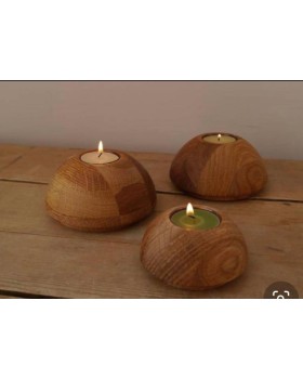 Wooden Candle Tea Light Holder